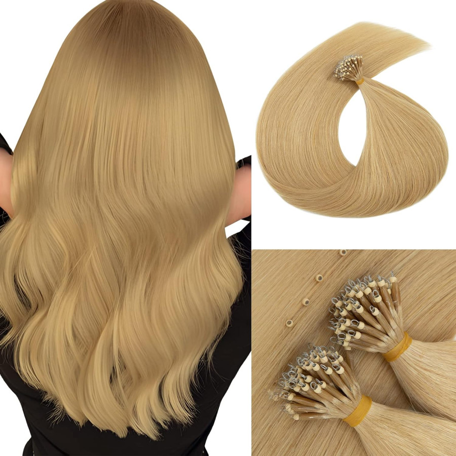 Extensii Nanoring Blond Auriu Extensii Nanoring Blond Auriu